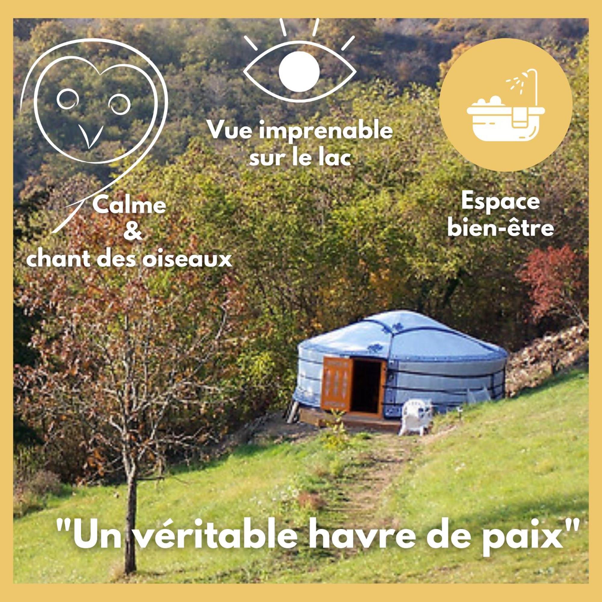 Les Yourtes O Fil 2 L'Eau Saint-Jean-Saint-Maurice-sur-Loire Экстерьер фото